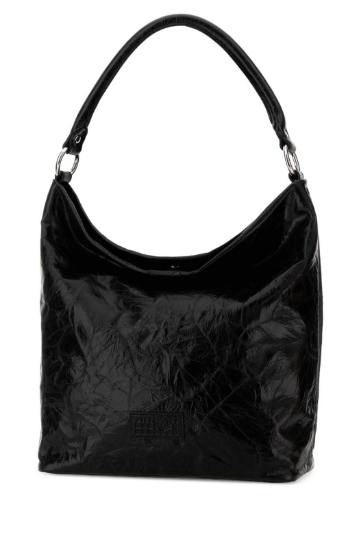 Black leather shopping bag MM6 MAISON MARGIELA (SB5ZL0004P8804)