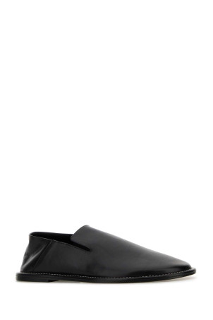 Black leather loafers AMI (USV059AL0181)