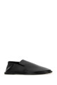 Black leather loafers AMI (USV059AL0181)