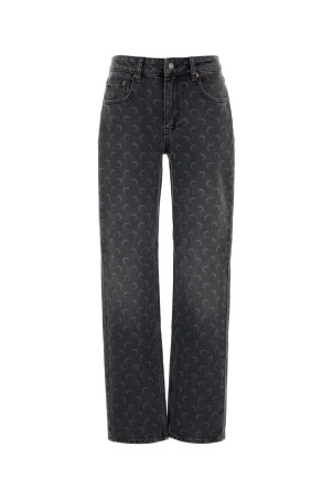 Printed denim jeans MARINE SERRE (WPA128BCDEN0006)