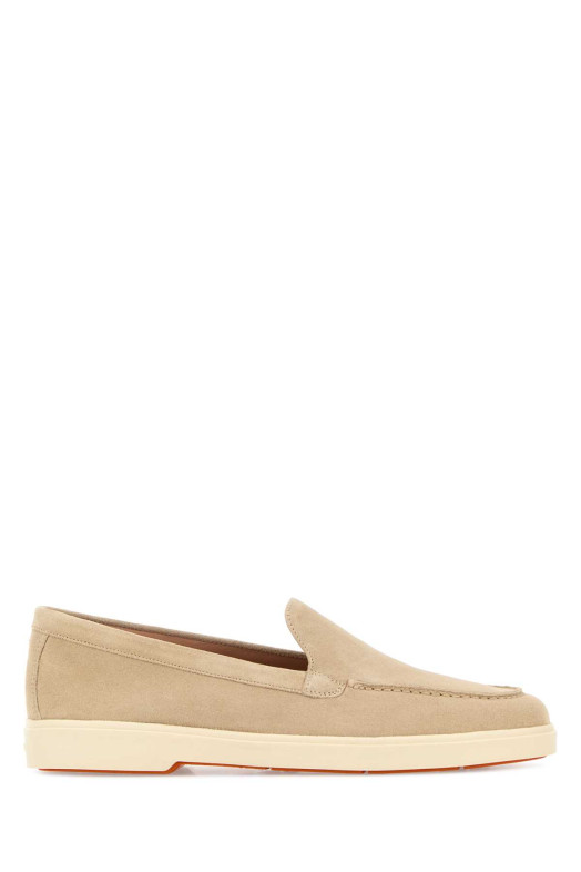 Sand suede Yalta loafers SANTONI (WUYA58856TISNPYL)