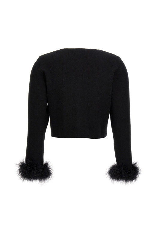Feather cardigan  Black