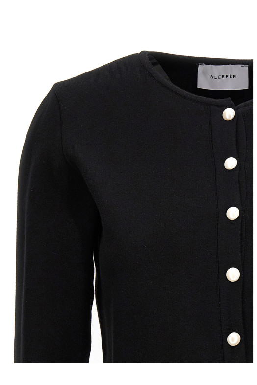 Feather cardigan  Black