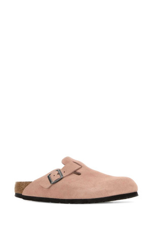 Pastel pink suede Boston slippers BIRKENSTOCK (1031635)