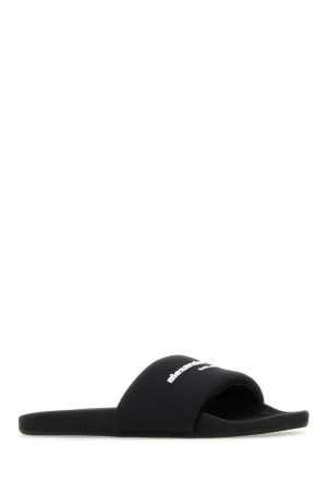 Black nylon AW slippers ALEXANDER WANG (30221S059)