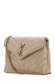 Beige leather small Loulou shoulder bag SAINT LAURENT (494699DV727)