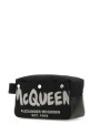 Black fabric McQueen Graffiti beauty case ALEXANDER MCQUEEN (7917731AAS3)
