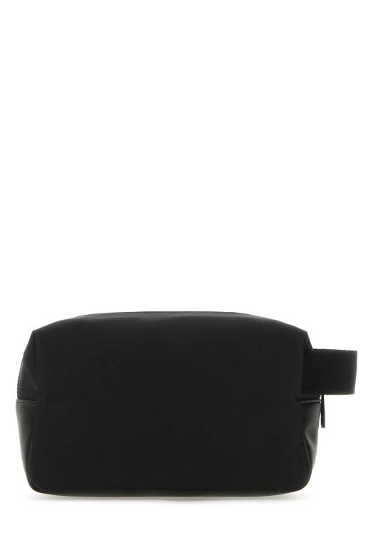 Black fabric McQueen Graffiti beauty case ALEXANDER MCQUEEN (7917731AAS3)