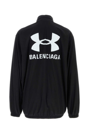 Black stretch nylon Balenciaga X Under Armour jacket Black BALENCIAGA (814127TQO35)