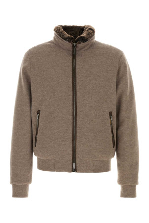 Mud wool blend Bellati down jacket Gray MOORER (BELLATIMRW)