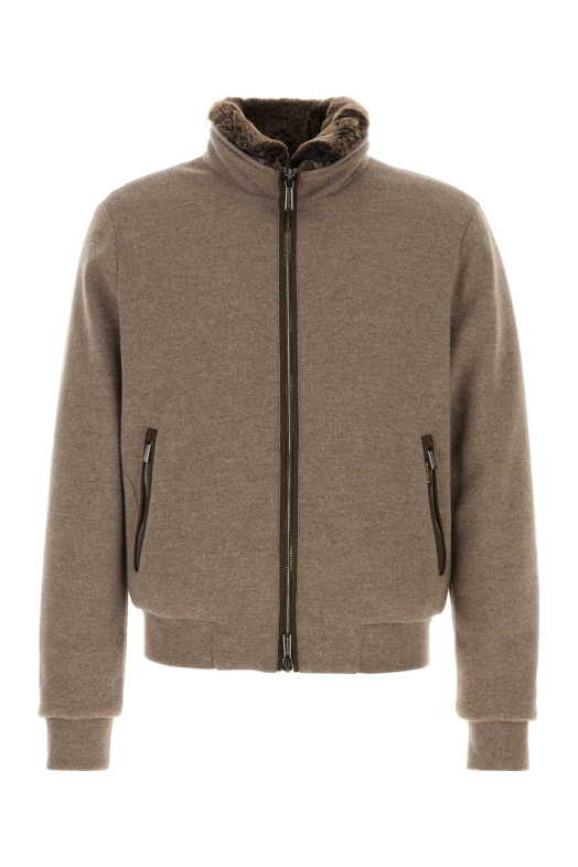 Mud wool blend Bellati down jacket Gray MOORER (BELLATIMRW)