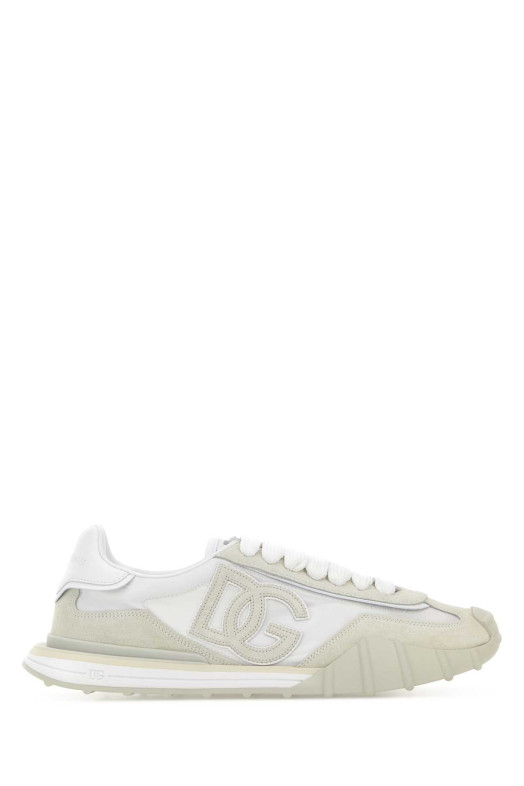 Two-tone canvas and suede DG Athletic sneakers DOLCE & GABBANA (CS2384A0136)