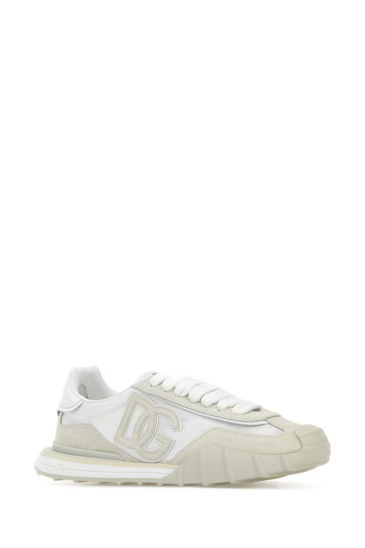 Two-tone canvas and suede DG Athletic sneakers DOLCE & GABBANA (CS2384A0136)