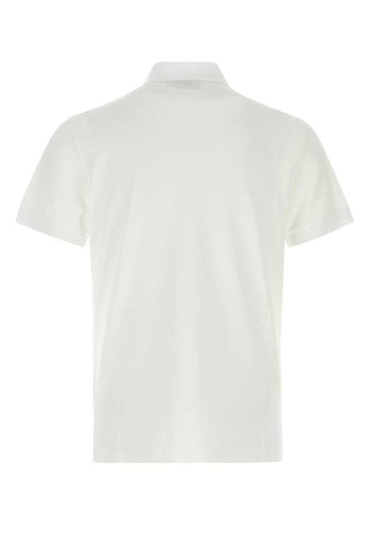 White piquet polo shirt White FENDI (FY0985AUA5)