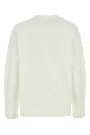 Ivory cotton t-shirt Black JIL SANDER (J02GC0107J45148)