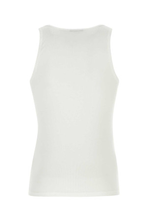 White cotton and modal tank top White TOM FORD (T4D101210)