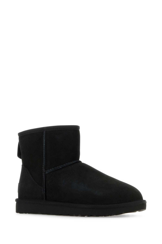 Black suede Classic Mini II ankle boots Black UGG (1016222)