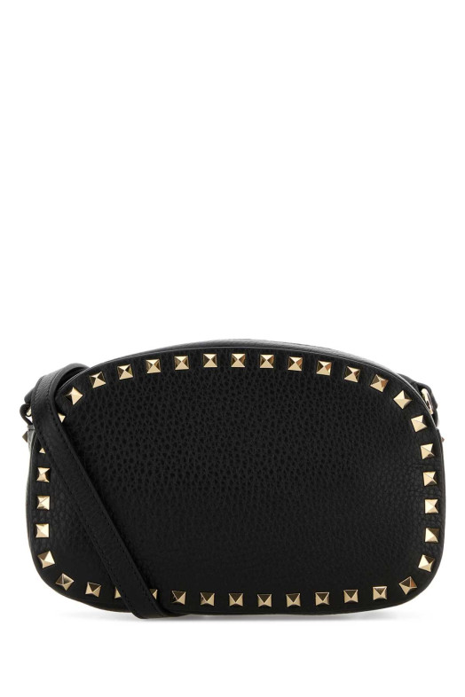 Black leather Rockstud crossbody bag Black VALENTINO GARAVANI (7W2B0S17VSF)