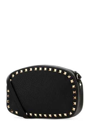 Black leather Rockstud crossbody bag Black VALENTINO GARAVANI (7W2B0S17VSF)