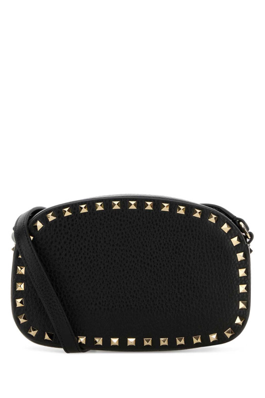 Black leather Rockstud crossbody bag Black VALENTINO GARAVANI (7W2B0S17VSF)