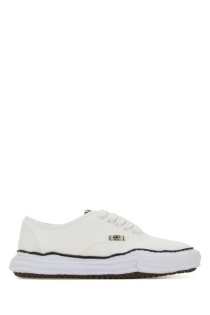 White canvas Baker sneakers White MAISON MIHARA YASUHIRO (A02FW704)