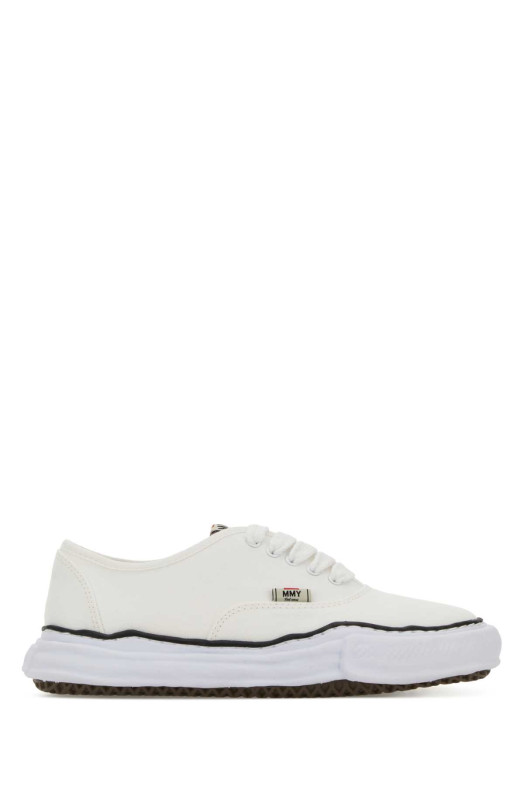 White canvas Baker sneakers White MAISON MIHARA YASUHIRO (A02FW704)