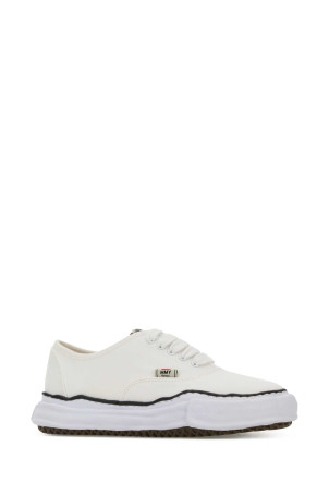 White canvas Baker sneakers White MAISON MIHARA YASUHIRO (A02FW704)