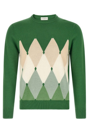 Argyle sweater Green