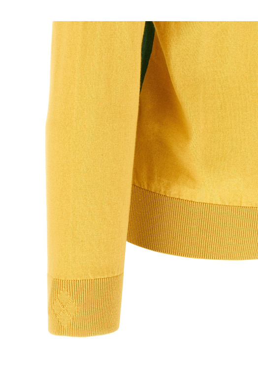 Argyle sweater Yellow