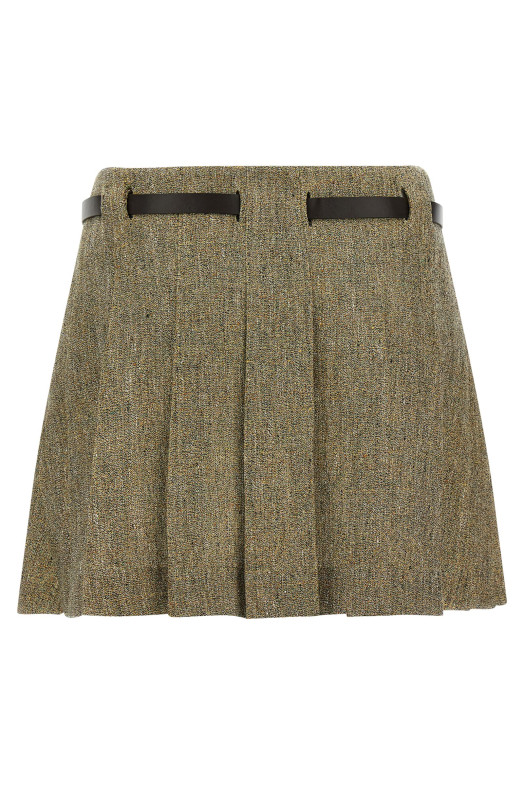 'Gancini' belt skirt Multicolor