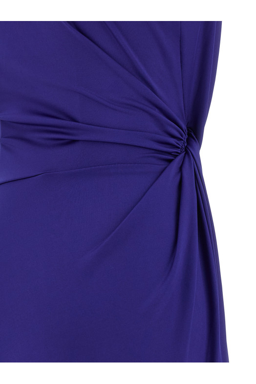 'Fluid Drape' dress Blue