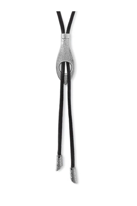 'Snake Bolo Tie' necklace Black