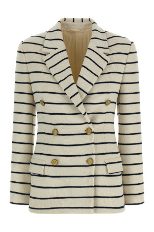 Striped sweater blazer Multicolor