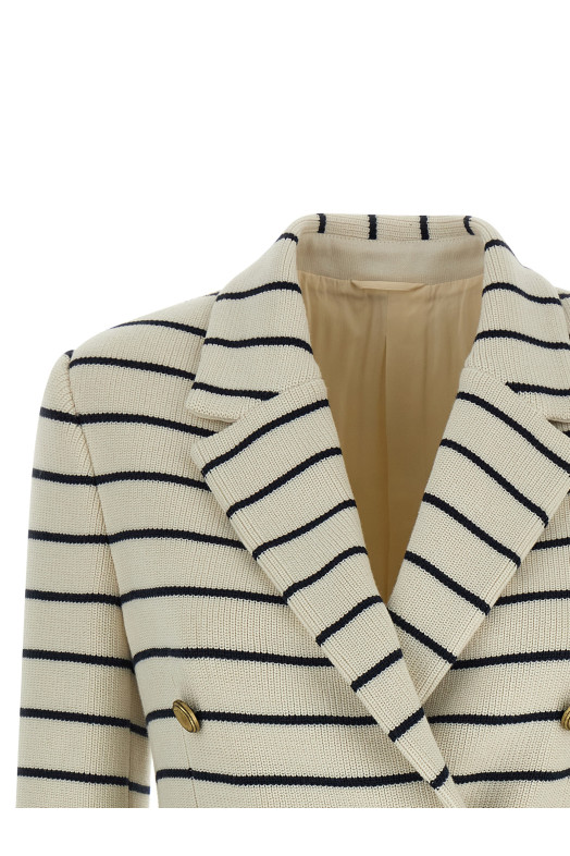 Striped sweater blazer Multicolor