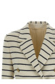 Striped sweater blazer Multicolor