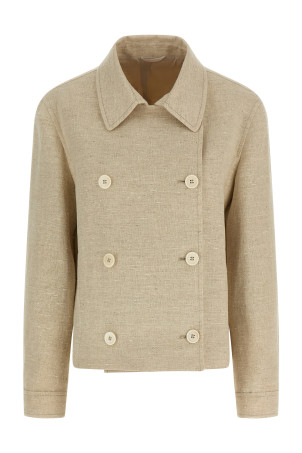 Double-breasted jacket Beige