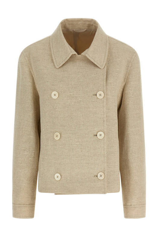 Double-breasted jacket Beige