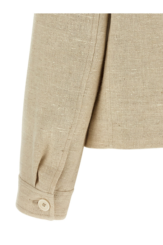 Double-breasted jacket Beige