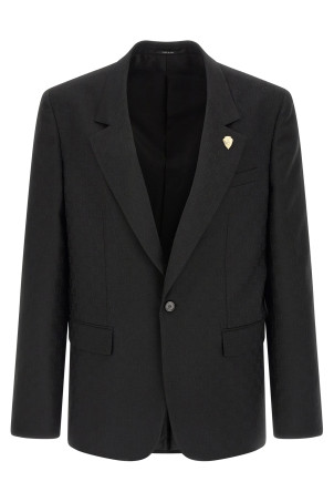 'GG' canvas blazer Black