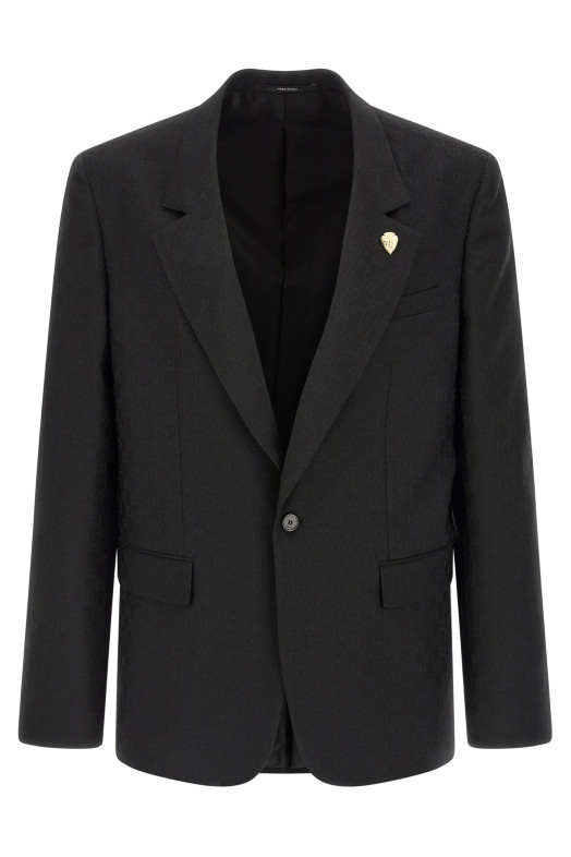'GG' canvas blazer Black