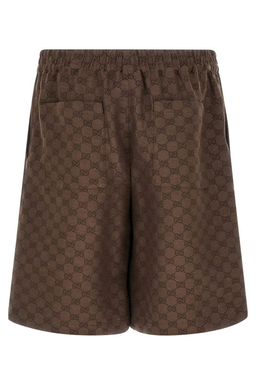 'GG' canvas bermuda shorts Brown