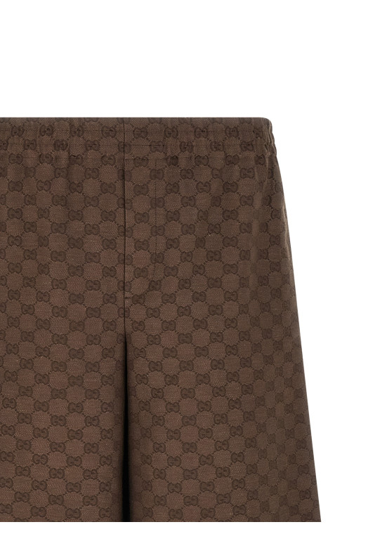 'GG' canvas bermuda shorts Brown