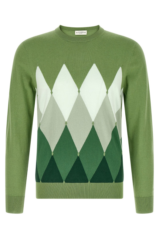 Argyle sweater Green