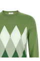 Argyle sweater Green