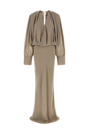 'Chiffon Maxi' dress Beige