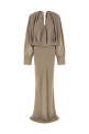 'Chiffon Maxi' dress Beige