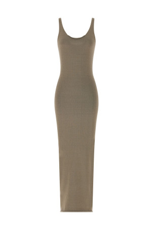 'Raw Knit' dress Beige