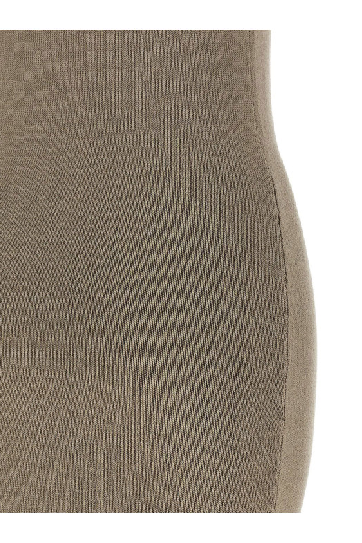'Raw Knit' dress Beige