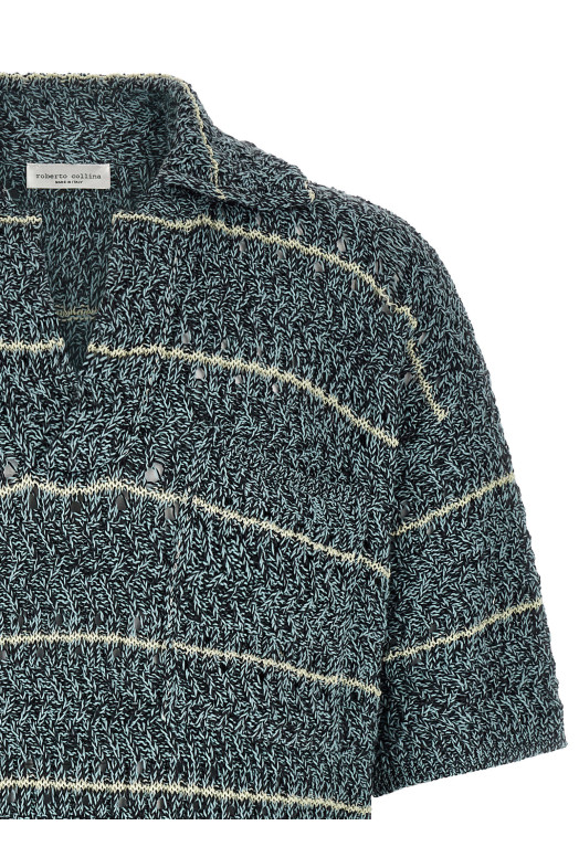 'Mouliné' polo shirt Multicolor