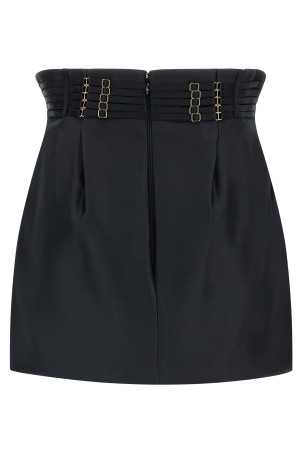 Mini strap skirt Black